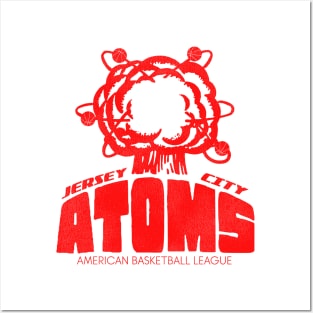 Defunct Jersey City Atoms Basketball Team Posters and Art